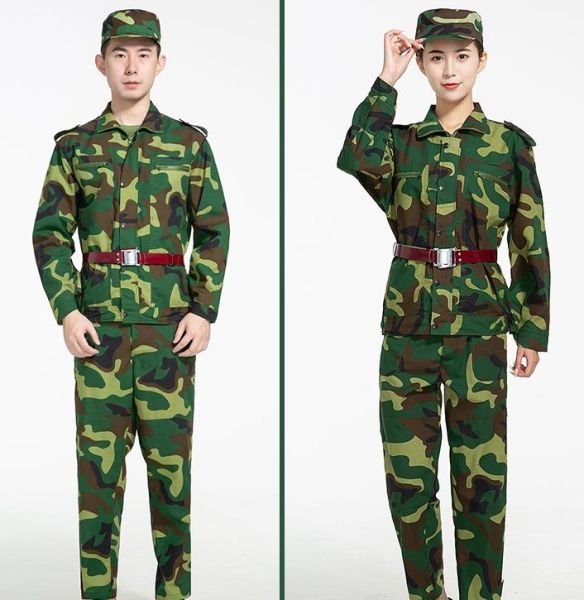 陸地綠花迷彩軍訓(xùn)服