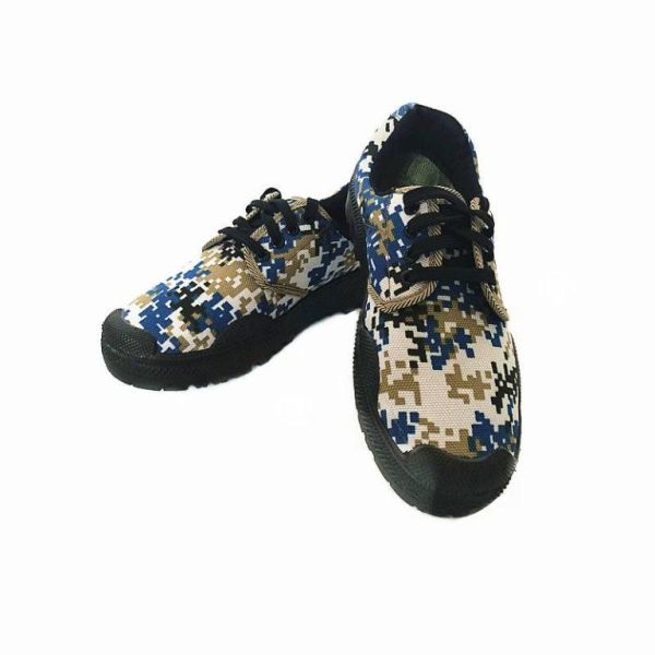 迷彩軍訓膠鞋